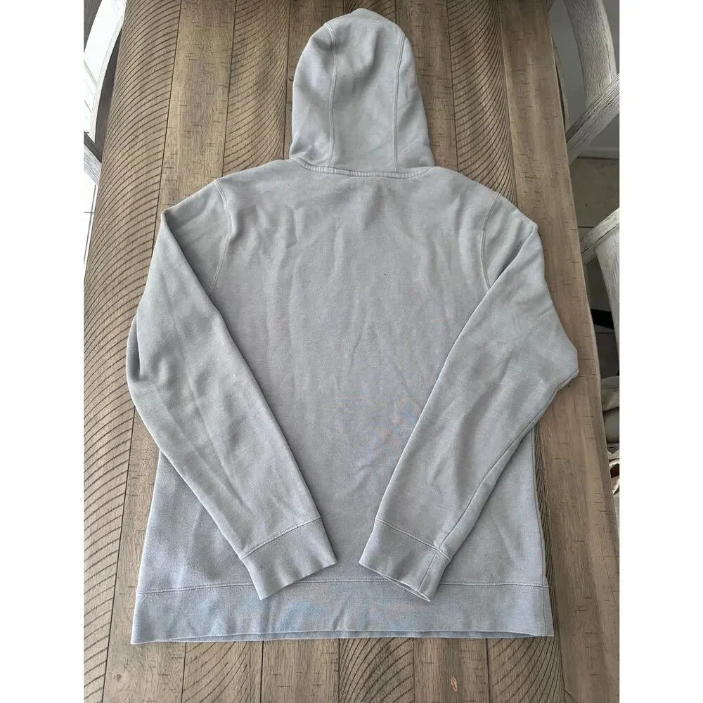 Marmot Hoodie Mens Medium Gray Mountain Logo Pullover Sweatshirt Casual